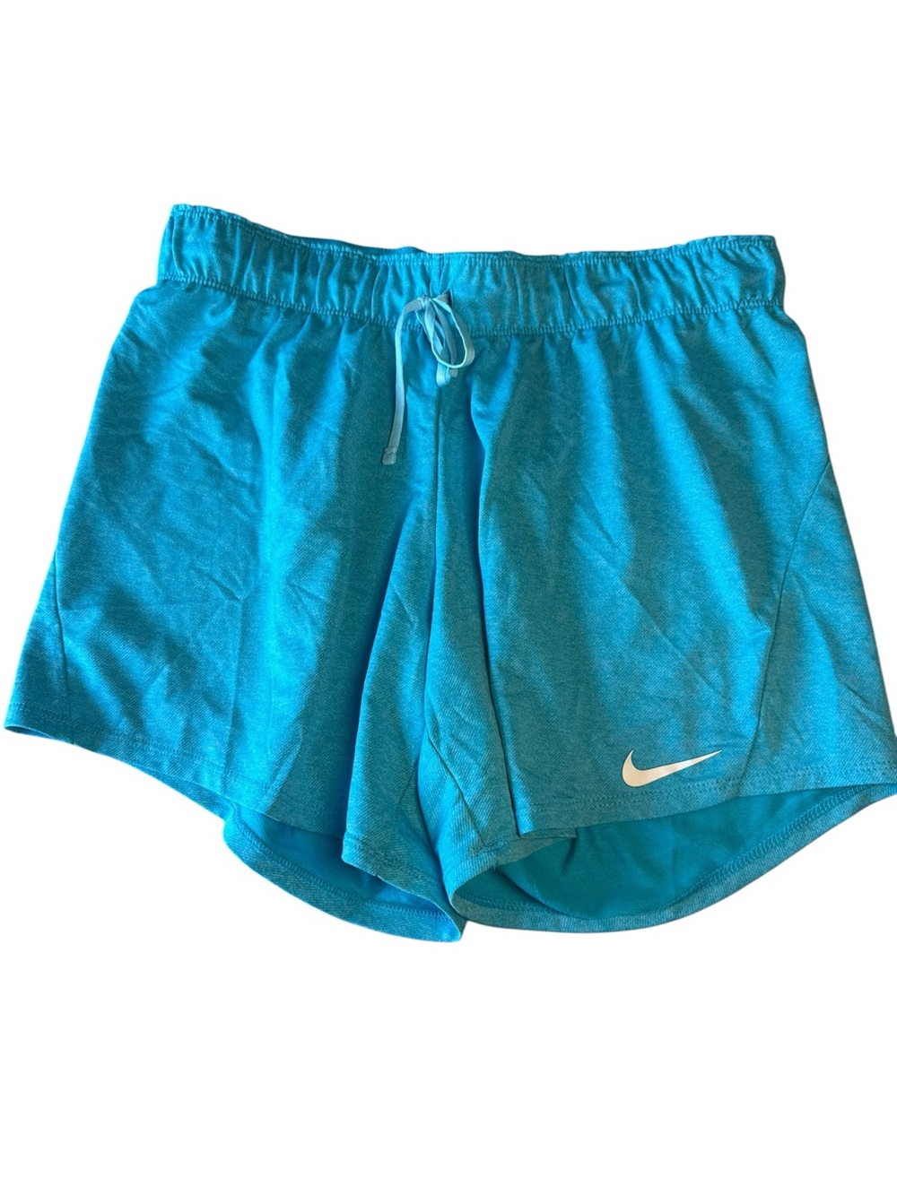 Nike Women's Turquoise Athletic‎ Shorts with White Swoosh